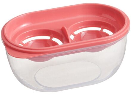3 Kleuren Plastic Eiwit Separator Opbergdoos Yolk Sifting Filter Huis Keuken Koken Bakken Gadgets Ei Divider Tool rood