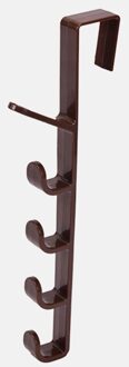 3 Kleuren Plastic Home Storage Organisatie Haken Rails Slaapkamer Deur Hanger Kleren Opknoping Rack Holder Haken Voor Tassen Handdoek koffie