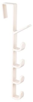 3 Kleuren Plastic Home Storage Organisatie Haken Rails Slaapkamer Deur Hanger Kleren Opknoping Rack Holder Haken Voor Tassen Handdoek