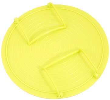 3 kleuren Plastic Stand Magnetron Insert Multifunctionele Keuken Bordenrek Plastic Stacker Deksel + Cooling Rack Keuken Tool geel