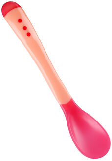 3 Kleuren Temperatuur Sensing Lepel Voor Kinderen Jongens Meisjes Siliconen Lepel Voeden Baby Lepels Peuter Bestek Voor Baby Boy Roze