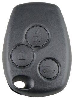 3 Knop Afstandsbediening Sleutel Shell Case Zonder Blad Voor Renault Logan Sandero Clio Fluence Vivaro Master Verkeer