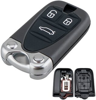 3 Knoppen Afstandsbediening Autosleutel Vervanging Ongesneden Blade Autosleutel Shell Fob Fit Voor Alfa Romeo 159 Brera156 Spider