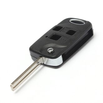 3 Knoppen Conversie Flip Key Remote Fob Case Voor Lexus Is200 Ls400 Rx300 Gs300