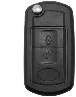 3 Knoppen Flip Key Fob Case Blade Case Vervanging Shell Cover Voor Land Rover Discovery Range Rover Auto Accessoires
