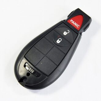 3 Knoppen Smart Remote Key Shell Case Voor Chrysler 300 Town & Country Dodge Challenger Charger Durango Journey Keyless Entry Fob