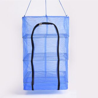 3 Layer Universele Vis Netto Droogrek Vouwen Opknoping Garnalen Krab Droger Hanger Handige Tas Rits Schoon Vissen Tool