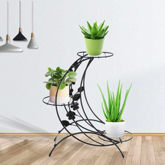 3 Layers Metal Iron Flower Stand Plant Stand Decoration Plant Stands Indoor Plant Shelf Rack Support For Flowers Pot Shelf