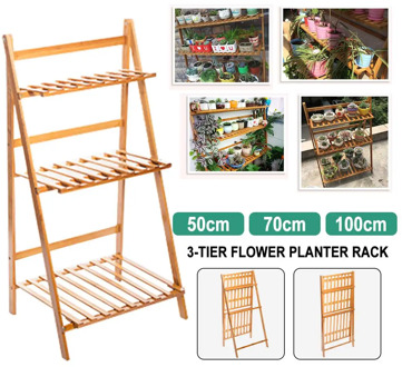3-layers Plant Stand Succulent Shelf Rack Balcony Simple Indoor Garden Flower Pot Shelf Shoes Rack Book Shelf Home Decor