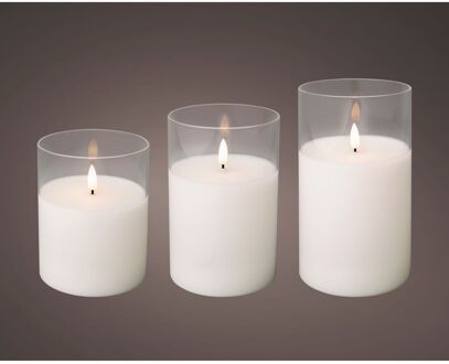 3 Led Kaars 17,5cm Helder