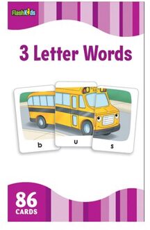 3 Letter Words (Flash Kids Flash Cards)