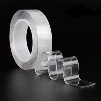 3 M Dubbelzijdige Tape Wasbaar Hergebruik Nano Magic Tape Transparant Geen Spoor Waterdicht Plakband Nano Tape Clear 1 M