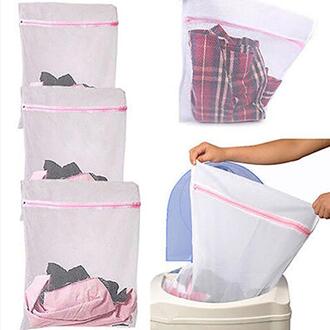 3 maten Ondergoed Kleding Aid Beha Sokken Waszakken Beha Aid Machine Mesh Net Wash Bag Pouch Wasmand Opslag organisatie