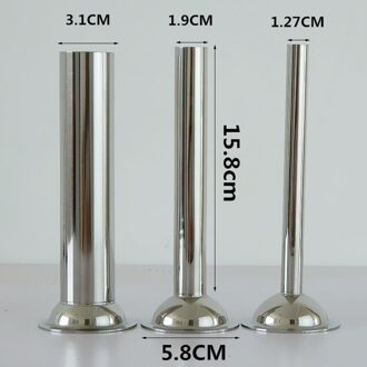 3 Maten Set Worst Stuffer Attachment Salami Trechter Vlees Filler Buis Mondstuk