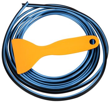 3 Meter Dashboard Rand Universal Diy Trim Lijn Bescherming Strip Interieur Mouldings Decoratie Rand Sticker Auto Deur Decor Strip Blauw