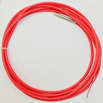 3 meter Voorraad 2 Draad PT1000 Temperatuursensor Thermistor Siliconen Gel Gecoat Sonde 50mm * 6mm-50 -180 celsius Rtd 'S
