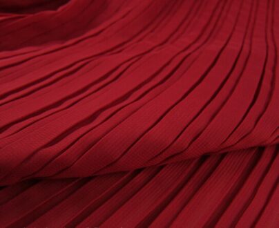 3 Meters Breedte 150 CM 59 "120D Wijnrood Ruches Geplooide Tule Chiffon Kant Stof Effen Jurk Kleding Materialen LX10 Gratis