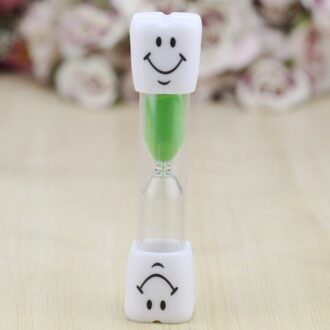 3 Minuten Kleurrijke Zandloper Zandloper Zand Klok Timers Zand Timer Douche Timer Tandenpoetsen Timer Kinderen groen