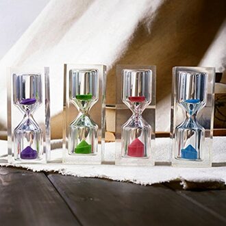 3 Minuten Transparant Kristal Hars Zandloper Desktop Timer Decor Ornamenten Zand Klok Kids School Office Home Decoratie