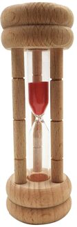 3 Minuten Zand Zandloper Houten Frame Zand Timer Keuken Koken Borstelen Tanden Countdown