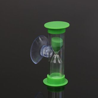 3 Minuut Douche Timer Tandenpoetsen Timer Creatieve Gaven Kinderen Levert Zandloper Zand Klok Plastic Zuignap 7 Kleuren groen