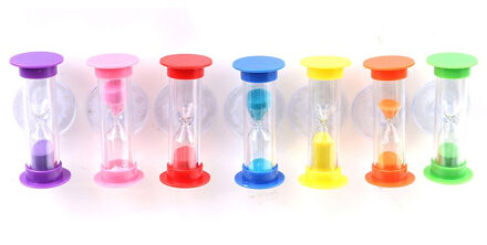 3 Minuut Douche Timer Tandenpoetsen Timer Creatieve Gaven Kinderen Levert Zandloper Zand Klok Plastic Zuignap 7 Kleuren Paars