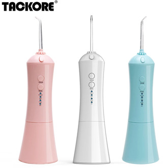 3 Modes Portable Electric Oral Irrigator USB Rechargeable Dental Irrigator 3 Tips Water Dental Flosser Water Jet Teeth Cleaner