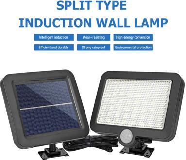 3 Modus Cob 56 Led Solar Split Lamp Motion Sensor Waterdichte Outdoor Verlichting Nachtlampje Yard Path Tuin solar Licht 56LED