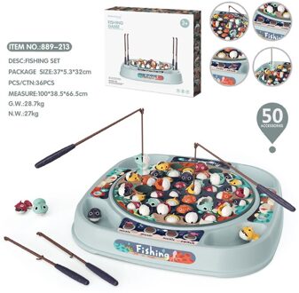 3 Om 6-Jaar-Oude Vissen Speelgoed Familie Simulatie Draaiende Elektrische Speelgoed Muziek Verlichting Ouder-kind Interactieve kinderen 1
