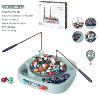 3 Om 6-Jaar-Oude Vissen Speelgoed Familie Simulatie Draaiende Elektrische Speelgoed Muziek Verlichting Ouder-kind Interactieve kinderen