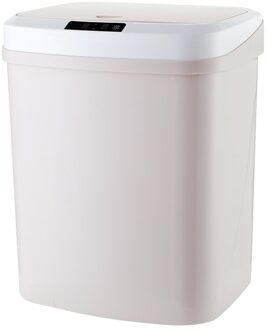 3 Open Modus Smart Automatische Sensor Vuilnisbak Met Deksel 30Cm Inductie 15L khaki 15L