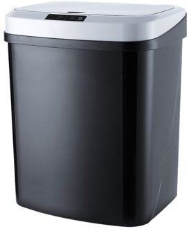 3 Open Modus Smart Automatische Sensor Vuilnisbak Met Deksel 30Cm Inductie 15L zwart 15L
