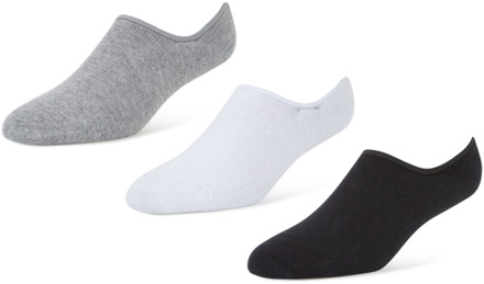 3 Pack Active Dry Invisible Sokken Unisex - Grijs - Maat 39-42 Grey