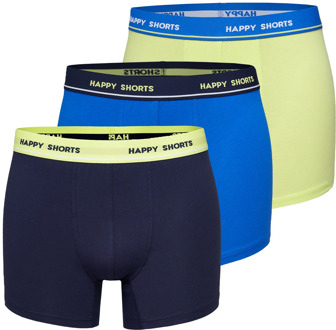 3-pack boxershorts heren d907 effen kleuren Print / Multi - L