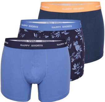 3-pack boxershorts heren d922 hawaii print Blauw - XL