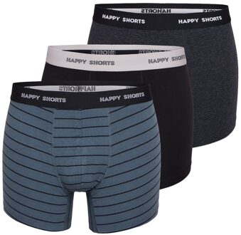 3-pack boxershorts heren d923 stripes print Print / Multi - L