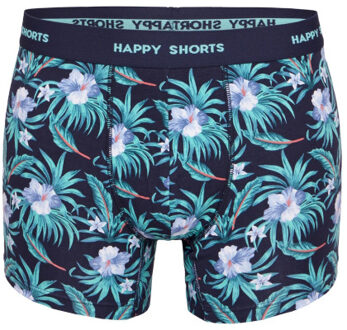 3-pack boxershorts heren d924 hawaii print Blauw - XXL