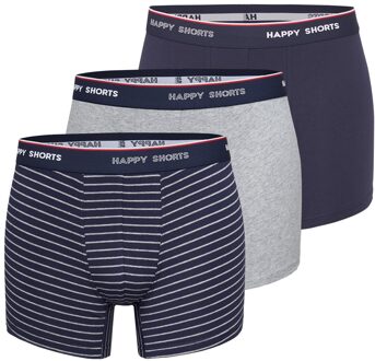 3-pack boxershorts heren maritim gestreept Print / Multi - XL