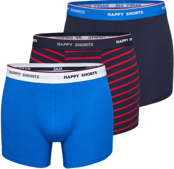 3-pack boxershorts heren maritim gestreept Print / Multi - XXL