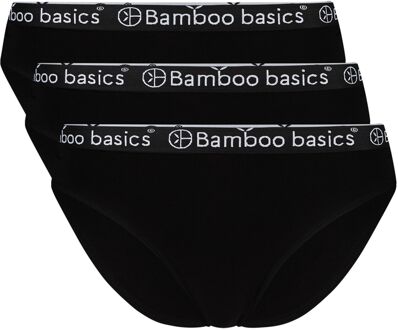 3-Pack Dames Bamboe Slips Yara – Zwart - XL