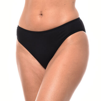 3-pack katoenen damesslip KL10000 Zwart