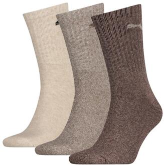 3-pack Sport Sokken Bruin - Unisex - 35-38