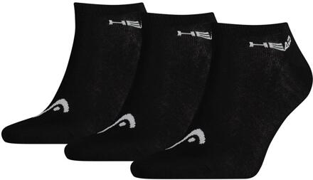 3-pack Unisex Sneaker Sock Black-35-38 Zwart - 35/38