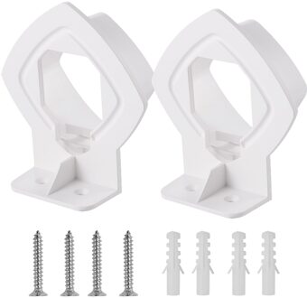 3 Pack White Wall Mount Bracket Stand Houder voor Linksys Velop Tri-band Hele Home WiFi Mesh Systeem 2stk