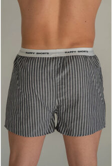 3-pack wijde boxershorts heren blauw gestreept meeuwen print Veelkleurig