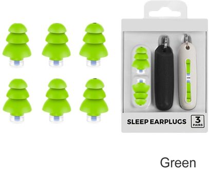 3 Pairs Soft Foam Oordoppen Geluidsisolatie Bescherming Anti-geluid Oordopjes Lezen Slapen Reizen Zachte Ruisonderdrukking Gereedschap Reseda