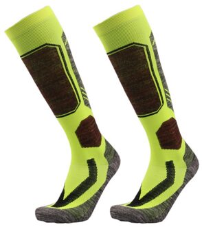 3 pairs Winter Warm Thermische Ski Sokken Dikke Katoenen Sport Snowboard Fietsen Skiën Voetbal Sokken Thermische Sokken Beenwarmers Sok groen / M