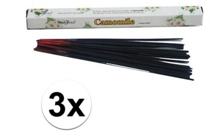 3 pakjes wierook stokjes kamille - Action products