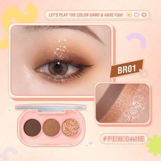 3 Pan Eyeshadow - BR01 #BR01 - 3g
