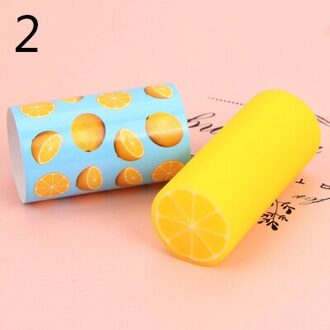 3 Pc Fruit Aardbei Citroen Rubbers Zachte Voor Kantoor Meisjes Kinderen Terug Naar Creatieve Leuke W15 Voor Student Gum 2